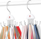 ZEDODIER 2 Pack Tank Top Hanger, Rotatable Bra Organzier for Closet, Max 48 Storage Capacity Sport Bra Holder, Space Saving Closet Organizers and Storage, White