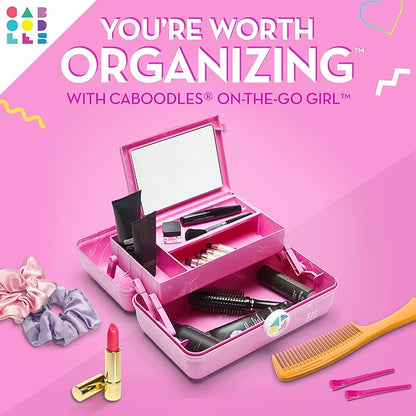 Caboodles On-the-go girl cosmetic organizer, Bubblegum Marble