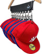 PackHatUSA The Original 18 Hat Organizer and Hat Rack for Your Closet - Transform Clothing Hangers into Hat Racks for Baseball Caps - Make Hat Storage Easy - Universal Fit Hat Holder