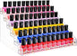 Organizer Rack Stand Holder Large Capacity Acrylic Clear 6 Layers for Nails Polish Essential Oil Lipstick Sunglasses