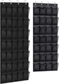 MISSLO 35 Large Pockets Over The Door Shoe Rack and 28 Large Pockets Hanging Shoe Organizer