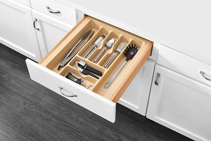 Rev-A-Shelf - CT-3A-52 - Large Almond Cutlery Tray Drawer Insert
