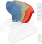 Hat Stand for Baseball Caps Display and Organizer, 2Pack Acrylic Hat Organizer for Closet, Hat Racks Storage for Bedroom, Dresser (Curved), clear