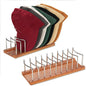 Hat Organizer for Baseball Caps - 14 Caps Organizer , Anti-Tip Stainless Steel Hat Rack & Display Stand, No Installation Required Hat Storage for Closet, Bedroom, Vanity (Stainless Steel，2 pack)