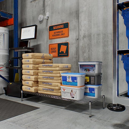 21" Deep x 60" Wide x 8" Height Wire Shelving Kit | 1-Tier | NSF Commercial Storage Rack Unit