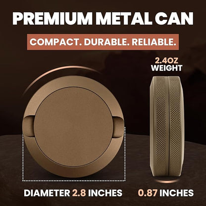 Premium Aluminum Pouch Organizer with Dual Compartment | Waterproof Secure Seal | Compact & Pocket-Friendly | Slim & Lightweight Modern Design for Everyday Use