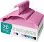 NEATERIZE Clothes Hangers Plastic 20 Pack for Adults - Plastic Hangers, The Perfect Coat Hanger and Space Saving Clothes Hangers for Closet, Percheros Ganchos para Colgar Ropa Hangars - Navy Hangers