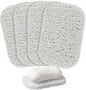 4PCS White Soap Holder PadBPA-Free Savers Pads for Soap Dish,Easy to Clean Soap Lifting Pads Suitable for Shower Kitchen Bathroom Bathroom Travel Hotel Cleaning Products