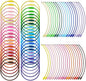 80 Pcs Wire Keychain Cable Steel Wire Key Ring，5.9 Inches Stainless Steel Key Ring Loop Holder for Luggage Tags,Keys ，ID Tag