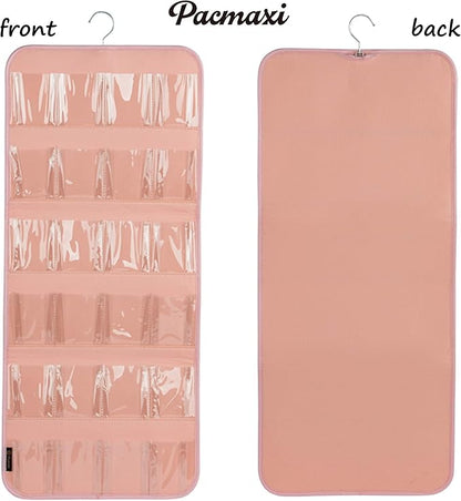 PACMAXI Over The Door Shoes Organizer for 12 Pairs of Baby Shoes Boys Girl, Hanging Baby Sole Shoe Organizer with Hanger(Felt Material-Pink)