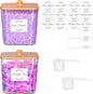 efluky 2 Pack Laundry Pods Container & Dryer Sheet Holder Set,Clear Laundry Room Organization Containers with Bamboo Lids and Labels,Laundry Pods Holder for Scent Booster,Powder,Pod