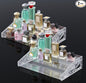 2 Pack Perfume Organizer- 3 Tier Cologne Stand Clear Plastic Cologne Organizer for Men/Women Fragrance, Lotion, Skincare Display Holder Shelf(Clear)