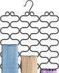 Deco Brothers Scarf Hanger for Closet, 23 Loop, Black