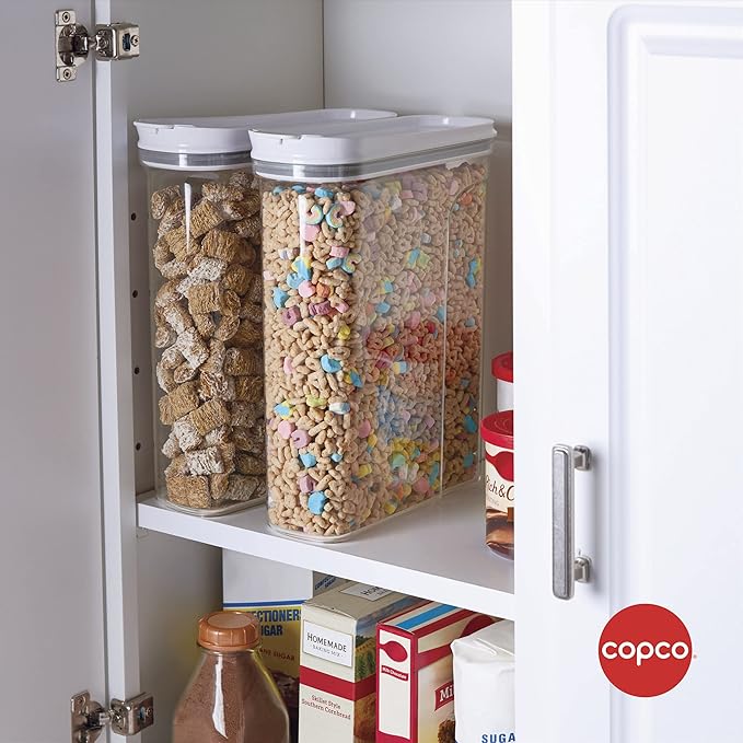Copco Cereal Storage Container, 4.75-Quart, Clear