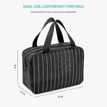 REDSINDA Mesh Shower Caddy Bag for Bathroom Gym Camping Portable Travel Mesh Toiletry Bag for Women Men