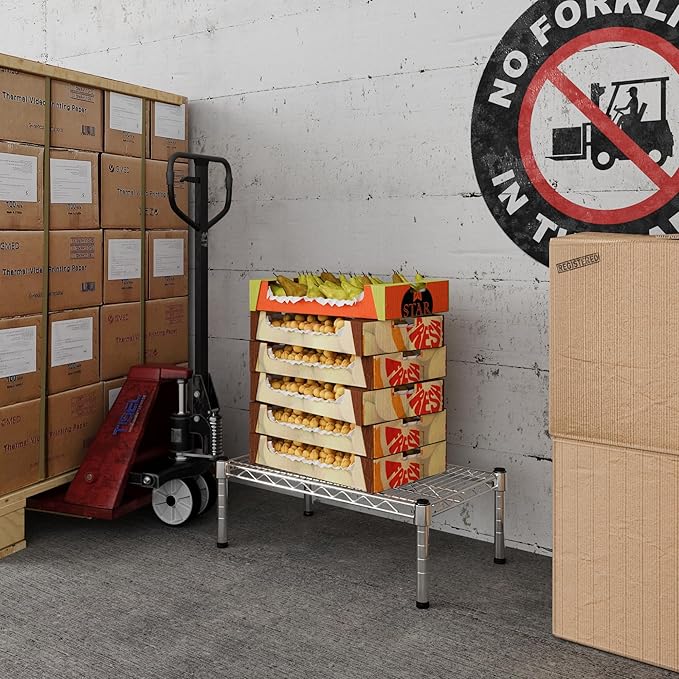 14" Deep x 24" Wide x 8" Height Wire Shelving Kit | 1-Tier | NSF Commercial Storage Rack Unit