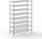 21" Deep x 48" Wide x 74" Height Wire Shelving Kit | 8-Tier | NSF Commercial Storage Rack Unit
