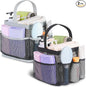 EUDELE 2 Pack Mesh Shower Caddy Portable for College Dorm Room Essentials, Shower Caddy Dorm with 8-Pocket Large Capacity,Shower Bag for Beach,Swimming,Gym