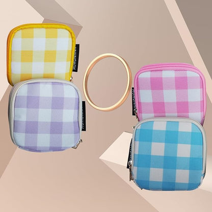 Travel Jewelry Case Small Jewelry Organizer Purse Jewelry Bag Women Jewelry Purse Double Layers for Bracelet Rings Earring Necklace
