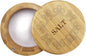 Totally Bamboo Salt Cellar Bamboo Storage Box with Magnetic Swivel Lid, 6 Ounce Capacity, Celtic Knot Engraved on Lid