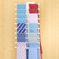 Tie Rack Wall Mounted, Tie Organizer for Men, Tie Rack Hanger for Closet Metal, Adhesive Tie Holder Organizer with 20 Hooks, Tie Storage for Wall Bedroom Living Room Dresser Room (White)