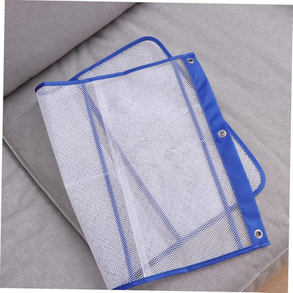 Alipis Travel Shower Organizer Mesh Pockets Over Door Hanging Storage Bag for Bathroom Closet and Pantry Seamless Hooks for Easy Installation Random Color