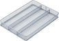 Honey-Can-Do KCH-02157 Steel Mesh 3-Compartment Cutlery Utensil Organizer, Silver