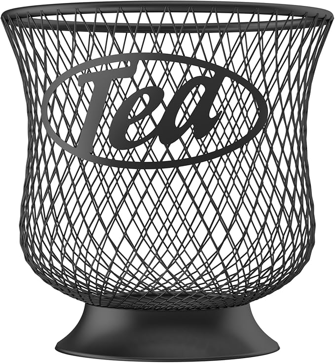 ITHSKUILL Tea Pod Holder, Sturdy K Cup Organizer, Large Capacity K Cup Storage for Keuring Espresso Capsule Coffee Creamer, Easy to Refill and Organize for Cafe Bar, Coffee Bar Decor