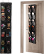 GOMAJI 12 Large Pockets Over The Door Hanging Shoe Organizer, Black
