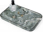 Koville Marble Tray, 12"x8" Natural Marble Vanity Tray for Countertop Bathroom Kitchen Dresser, Marble Catchall Trays for Perfume Jewelry, Decorative Rectangular Tray Home Decor(Green)