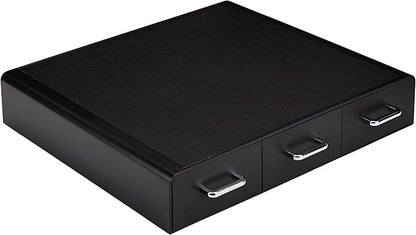 Amazon Basics K-Cup Compatible Coffee Pod Storage Drawer, 3 Easy-Open Drawers, 36 Pod Capacity, Black
