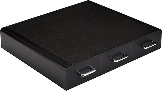 Amazon Basics K-Cup Compatible Coffee Pod Storage Drawer, 3 Easy-Open Drawers, 36 Pod Capacity, Black