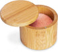 Totally Bamboo Salt Cellar with Swivel Lid - Wooden Salt Container, Bamboo Spice Box for Kitchen Countertop, Magnetic Closure, 6 Oz