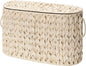 GRANNY SAYS Toilet Paper Storage Basket with Lid, Freestanding Toilet Paper Holder, Bathroom Organizers and Storage, Wicker Basket for Bathroom Storage, Butter Milk