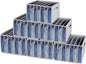 Zilink Upgraded Pants Organizer with Support Board Clear Jeans Organizer for Closet with 7 Grids Wardrobe Clothes Organizer for Jean Pant Sweater Legging T-Shirt, 6 Pack