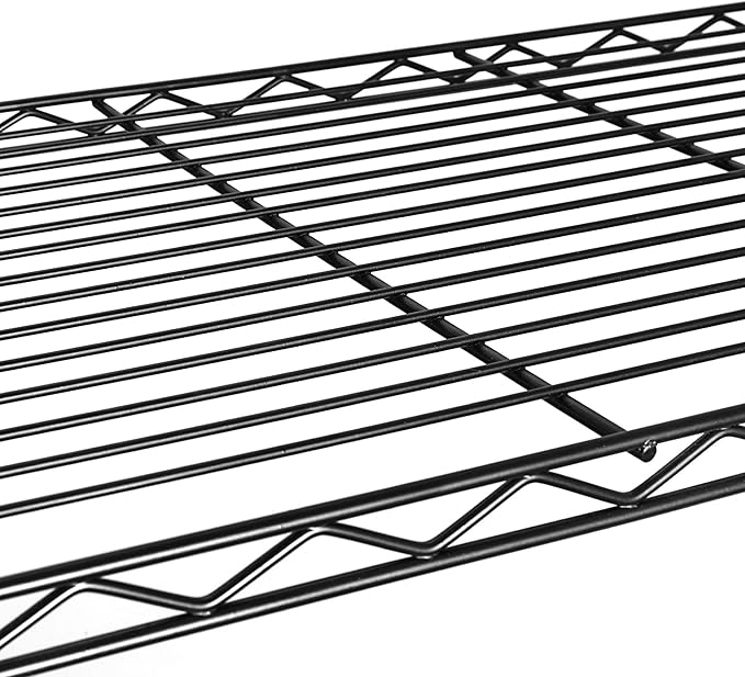 ZENY 4-Shelf Adjustable, Heavy Duty Storage Shelving Unit, Steel Organizer Wire Rack, Storage Rack with Leveling Feet for Kitchen Office Garage