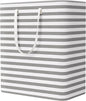 StorageRight Laundry Basket Hamper Large Collapsible Laundry Hamper with Easy Carry Handles，Freestanding Clothes Hampers for Laundry, Bedroom, Dorm, Clothes, Towels, 100L, Grey