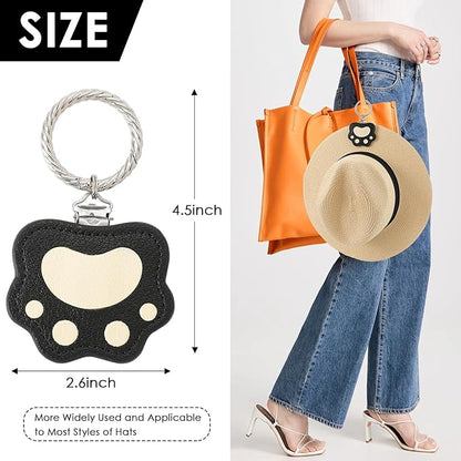 Hat Clip for Travel Sun Hat Holder Hang on Bags Hands Free Hats Clip-on Luggage Women’s Outdoor Travel Accessory
