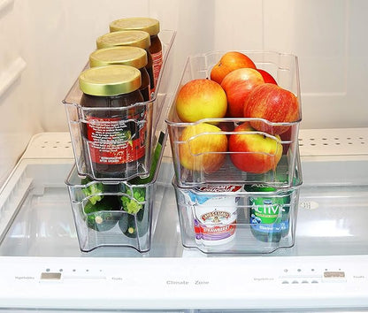 SimpleHouseware Stackable Beverage Can Dispenser + Kitchen Organizer Bin