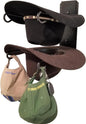 American Made 2 Hat Cowboy Hat Rack – Classic Wall Mounted Hat Holder Black Steel