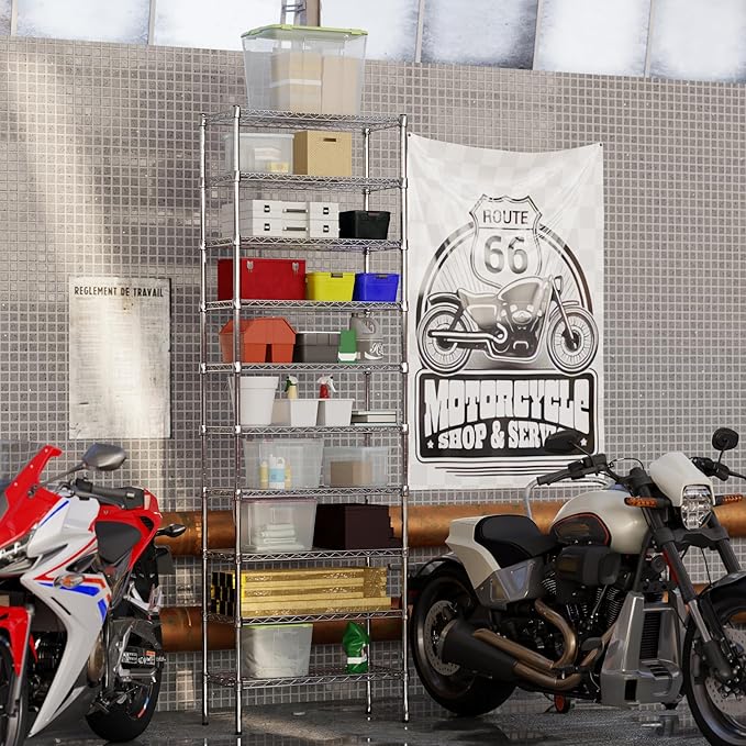 14" Deep x 30" Wide x 96" Height Wire Shelving Kit | 10-Tier | NSF Commercial Storage Rack Unit