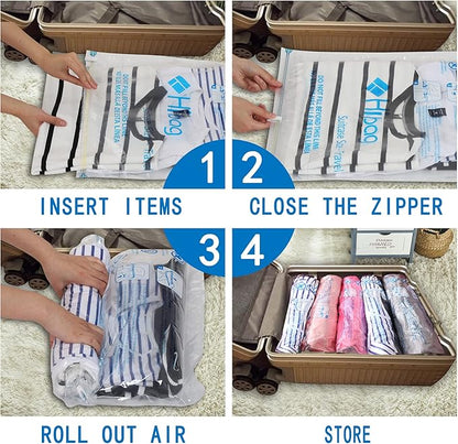 Vacuum Storage Bags, Space Saver Vacuum Seal Storage Bags 20-Pack Sealer Bags for Clothes, Clothing, Bedding, Comforter, Blanket (20C)