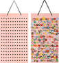PACMAXI Shoe Charms Organizer, Hanging Shoe Charm Holder with 187 Holes, Portable Shoe Decoration Shoe Charms Display Stand, Wall Mounted Display Holder for Shoe Charms(Shoe Charms Not Included)