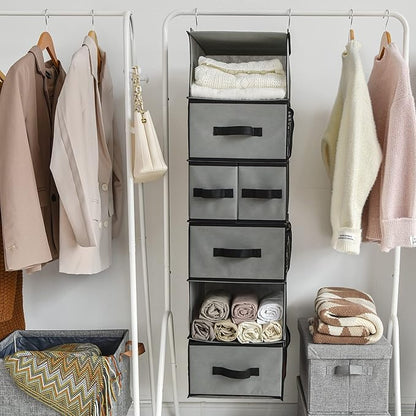 GRANNY SAYS Bundle of 1-Pack Closet Door Organizer & 3-Pack Storage Containers for Organizing