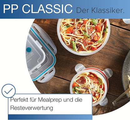 LOCK & LOCK Easy Essentials Food Storage lids/Airtight containers, BPA Free, Rectangle-37 oz-for Pasta, Clear