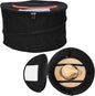 Hat Storage Box | Stuffed Animal Toy Storage | Stackable Round Pop-up Container | Travel Hat Boxes for Women & Men | Closet Organizer w Lid | Dust Cover Cowboy Sun Beach Hats (Black, 1 Pack)