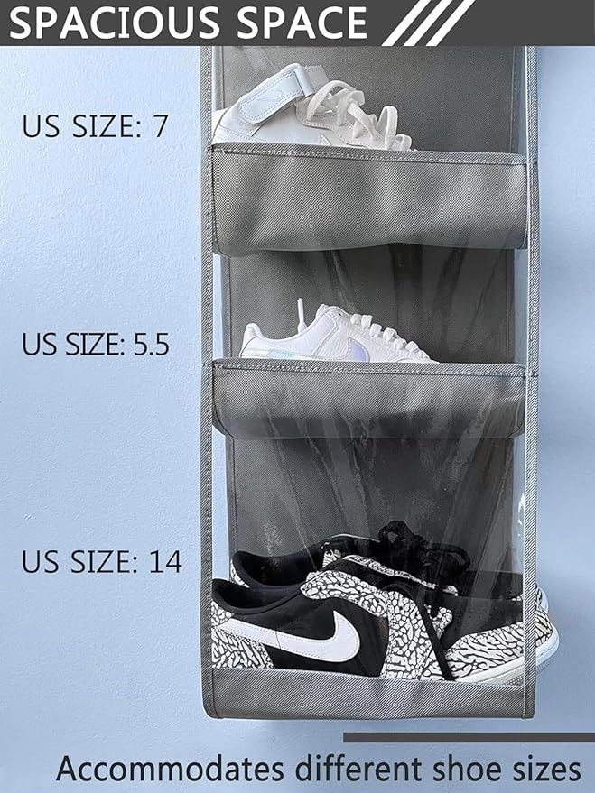 for Hanging Shoe Rack for Closet Extra Large 24 Pocket Organizer Gets Shoes