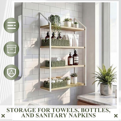 Boao 3 Pcs Boho Storage Wicker Baskets Handmade Woven Decorative Paper Rope Baskets for Organizing with Handle Countertop Toilet Paper Storage Container for Toilet Tank Top(Green,Fan-shaped)