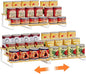 Expandable Can Organizer for Pantry, 3-Tier Adjustable Bamboo & Iron Can Rack for Cabinets, Easy Access Food Storage Shelf for Canned Goods, Soda & Soup Cans, Holds Up to 30 Cans (Patent Pending)