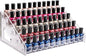 Pero Pero Nail Polish Organizer Acrylic Display Rack for Nail Polish Holder Sunglasses Organizer Essential Oils Holder Clear Eyeglasses Display Case Makeup Organizer